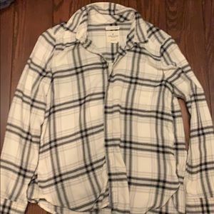 White and black flannel